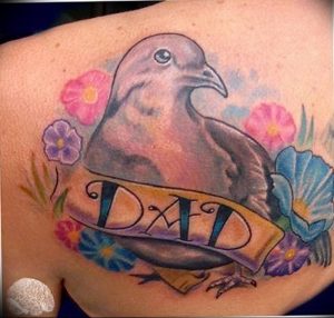 Фото тату голубь 26.10.2018 №217 - tattoo dove - tattoo-photo.ru