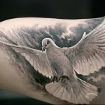 Фото тату голубь 26.10.2018 №219 - tattoo dove - tattoo-photo.ru