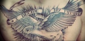 Фото тату голубь 26.10.2018 №220 - tattoo dove - tattoo-photo.ru
