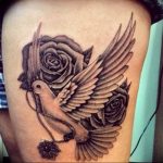 Фото тату голубь 26.10.2018 №222 - tattoo dove - tattoo-photo.ru