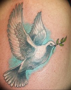 Фото тату голубь 26.10.2018 №225 - tattoo dove - tattoo-photo.ru