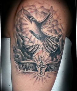 Фото тату голубь 26.10.2018 №226 - tattoo dove - tattoo-photo.ru