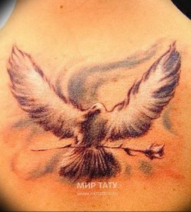 Фото тату голубь 26.10.2018 №234 - tattoo dove - tattoo-photo.ru