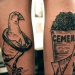 Фото тату голубь 26.10.2018 №235 - tattoo dove - tattoo-photo.ru