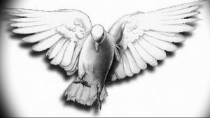 Фото тату голубь 26.10.2018 №236 - tattoo dove - tattoo-photo.ru