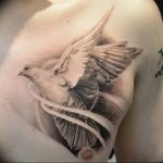 Фото тату голубь 26.10.2018 №242 - tattoo dove - tattoo-photo.ru