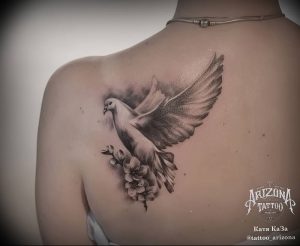 Фото тату голубь 26.10.2018 №245 - tattoo dove - tattoo-photo.ru