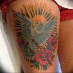 Фото тату голубь 26.10.2018 №247 - tattoo dove - tattoo-photo.ru