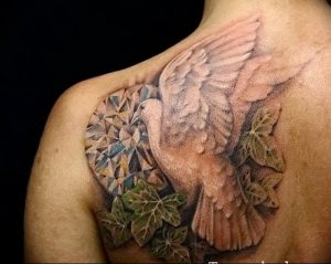 Фото тату голубь 26.10.2018 №250 - tattoo dove - tattoo-photo.ru