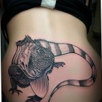 Фото тату игуана 26.10.2018 №038 - tattoo iguana - tattoo-photo.ru
