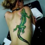Фото тату игуана 26.10.2018 №039 - tattoo iguana - tattoo-photo.ru