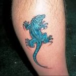 Фото тату игуана 26.10.2018 №049 - tattoo iguana - tattoo-photo.ru