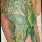 Фото тату игуана 26.10.2018 №051 - tattoo iguana - tattoo-photo.ru