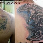 Фото тату игуана 26.10.2018 №100 - tattoo iguana - tattoo-photo.ru