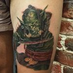 Фото тату игуана 26.10.2018 №106 - tattoo iguana - tattoo-photo.ru