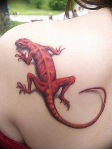 Фото тату игуана 26.10.2018 №127 - tattoo iguana - tattoo-photo.ru