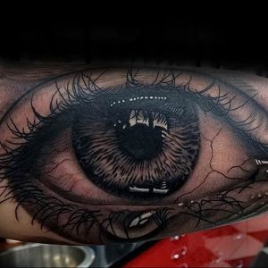 Фото тату слеза под глазом 10.10.2018 №013 - tattoo is a tear under the eye - tattoo-photo.ru