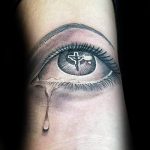 Фото тату слеза под глазом 10.10.2018 №015 - tattoo is a tear under the eye - tattoo-photo.ru
