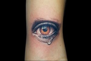 Фото тату слеза под глазом 10.10.2018 №022 - tattoo is a tear under the eye - tattoo-photo.ru