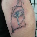 Фото тату слеза под глазом 10.10.2018 №027 - tattoo is a tear under the eye - tattoo-photo.ru