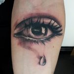 Фото тату слеза под глазом 10.10.2018 №032 - tattoo is a tear under the eye - tattoo-photo.ru