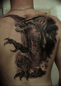 Фото татуировки дракон от 24.09.2018 №001 - dragon tattoo - tattoo-photo.ru