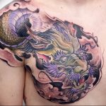Фото татуировки дракон от 24.09.2018 №010 - dragon tattoo - tattoo-photo.ru