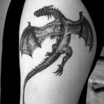 Фото татуировки дракон от 24.09.2018 №016 - dragon tattoo - tattoo-photo.ru