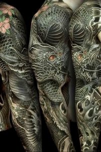 Фото татуировки дракон от 24.09.2018 №022 - dragon tattoo - tattoo-photo.ru