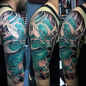 Фото татуировки дракон от 24.09.2018 №054 - dragon tattoo - tattoo-photo.ru