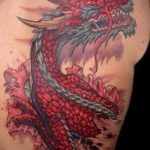 Фото татуировки дракон от 24.09.2018 №055 - dragon tattoo - tattoo-photo.ru