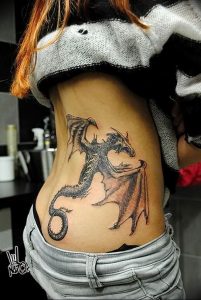Фото татуировки дракон от 24.09.2018 №067 - dragon tattoo - tattoo-photo.ru