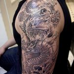 Фото татуировки дракон от 24.09.2018 №076 - dragon tattoo - tattoo-photo.ru