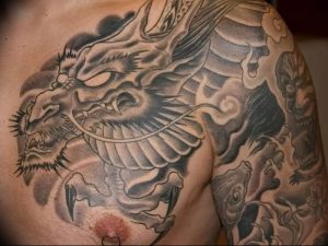 Japanese Dragon Chest Tattoo Japanese Dragon Tattoo Designs thro