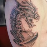Фото татуировки дракон от 24.09.2018 №092 - dragon tattoo - tattoo-photo.ru