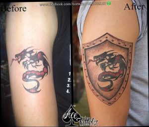 Фото татуировки дракон от 24.09.2018 №096 - dragon tattoo - tattoo-photo.ru