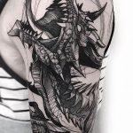 Фото татуировки дракон от 24.09.2018 №099 - dragon tattoo - tattoo-photo.ru