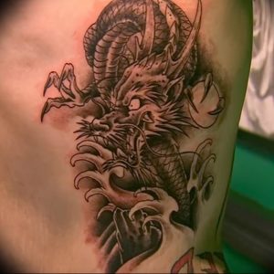 Фото татуировки дракон от 24.09.2018 №128 - dragon tattoo - tattoo-photo.ru