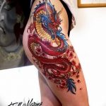 Фото татуировки дракон от 24.09.2018 №138 - dragon tattoo - tattoo-photo.ru
