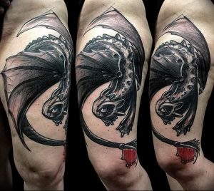 Фото татуировки дракон от 24.09.2018 №155 - dragon tattoo - tattoo-photo.ru