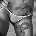 Фото татуировки дракон от 24.09.2018 №163 - dragon tattoo - tattoo-photo.ru