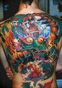 Фото татуировки дракон от 24.09.2018 №171 - dragon tattoo - tattoo-photo.ru