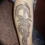 Фото татуировки дракон от 24.09.2018 №196 - dragon tattoo - tattoo-photo.ru
