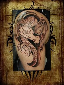 Фото татуировки дракон от 24.09.2018 №214 - dragon tattoo - tattoo-photo.ru