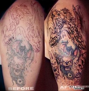 Фото татуировки дракон от 24.09.2018 №228 - dragon tattoo - tattoo-photo.ru