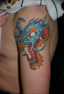 Фото татуировки дракон от 24.09.2018 №231 - dragon tattoo - tattoo-photo.ru
