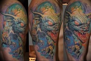 Фото татуировки дракон от 24.09.2018 №233 - dragon tattoo - tattoo-photo.ru