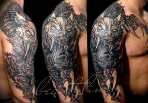 Фото татуировки дракон от 24.09.2018 №248 - dragon tattoo - tattoo-photo.ru