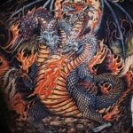 Фото татуировки дракон от 24.09.2018 №252 - dragon tattoo - tattoo-photo.ru