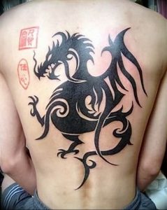 Фото татуировки дракон от 24.09.2018 №259 - dragon tattoo - tattoo-photo.ru